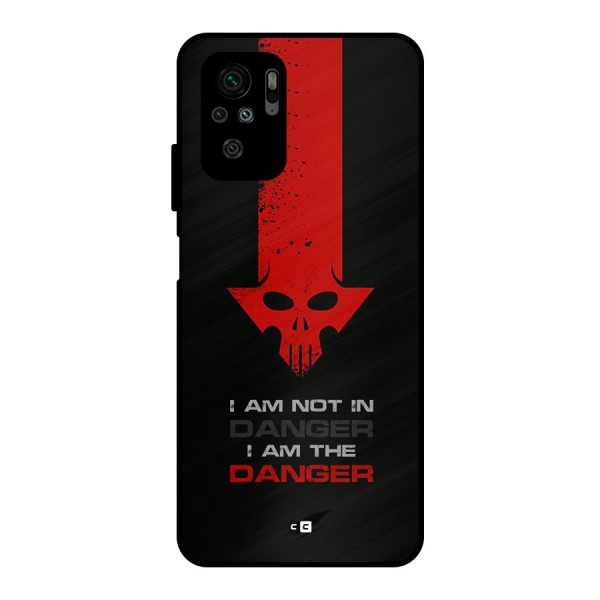 I Am Danger Metal Back Case for Redmi Note 10