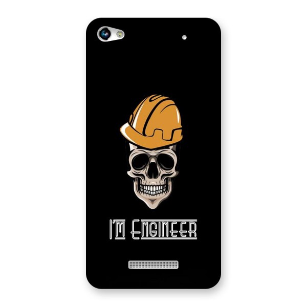 I Am Engineer Back Case for Canvas Hue 2 A316