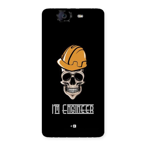 I Am Engineer Back Case for Canvas Knight A350