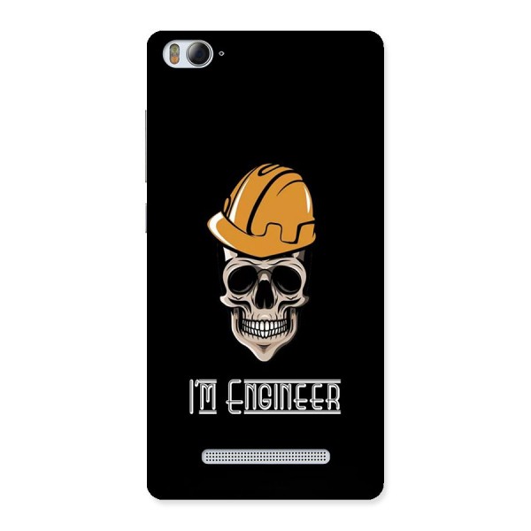 I Am Engineer Back Case for Mi4i