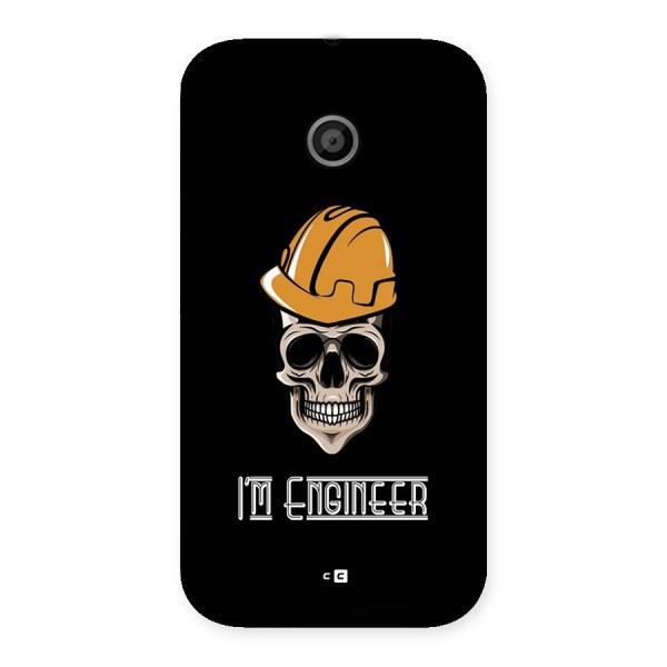 I Am Engineer Back Case for Moto E