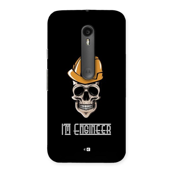 I Am Engineer Back Case for Moto G3