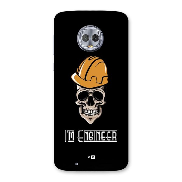 I Am Engineer Back Case for Moto G6