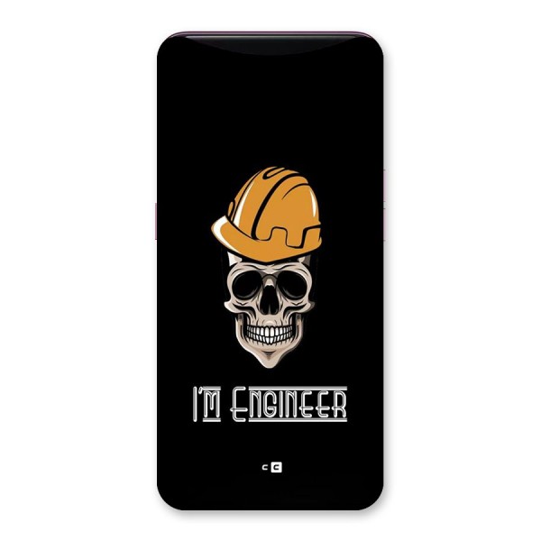 I Am Engineer Back Case for Oppo Find X