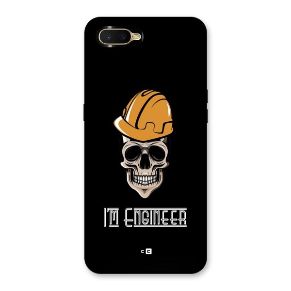 I Am Engineer Back Case for Oppo K1