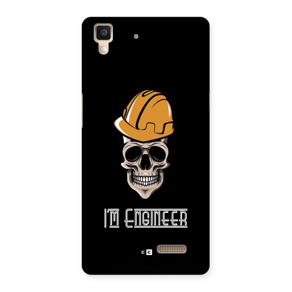 I Am Engineer Back Case for Oppo R7