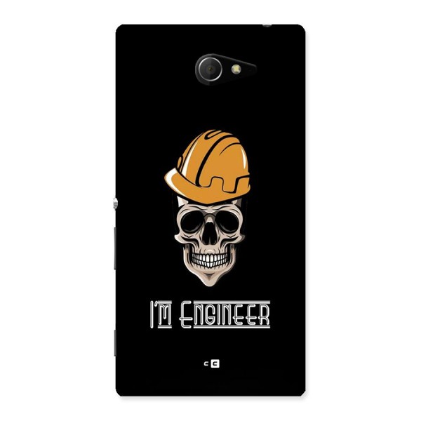 I Am Engineer Back Case for Xperia M2