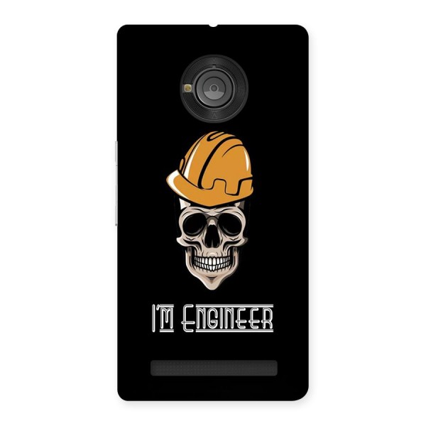 I Am Engineer Back Case for Yuphoria