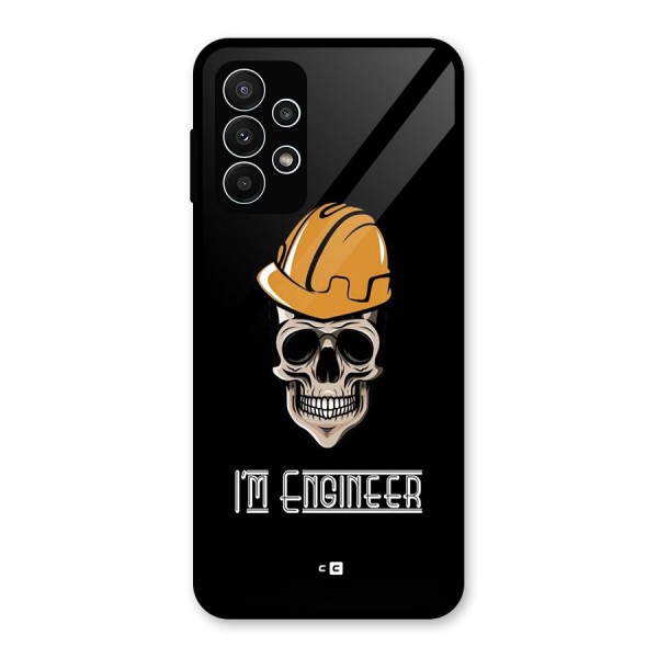 I Am Engineer Glass Back Case for Galaxy A23