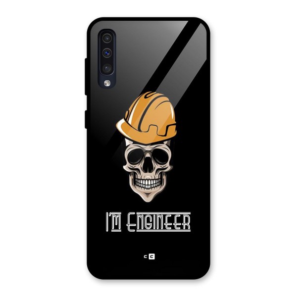 I Am Engineer Glass Back Case for Galaxy A50