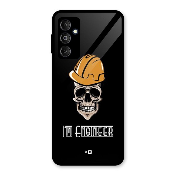 I Am Engineer Glass Back Case for Galaxy M14 5G