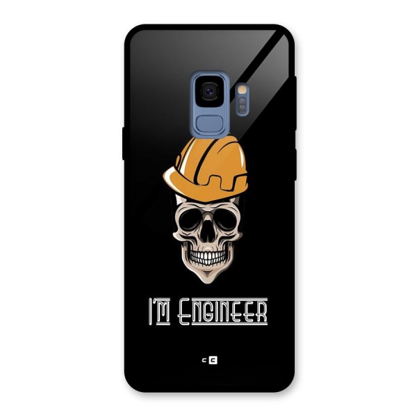 I Am Engineer Glass Back Case for Galaxy S9