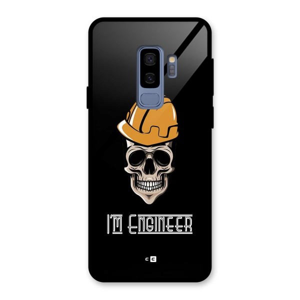 I Am Engineer Glass Back Case for Galaxy S9 Plus