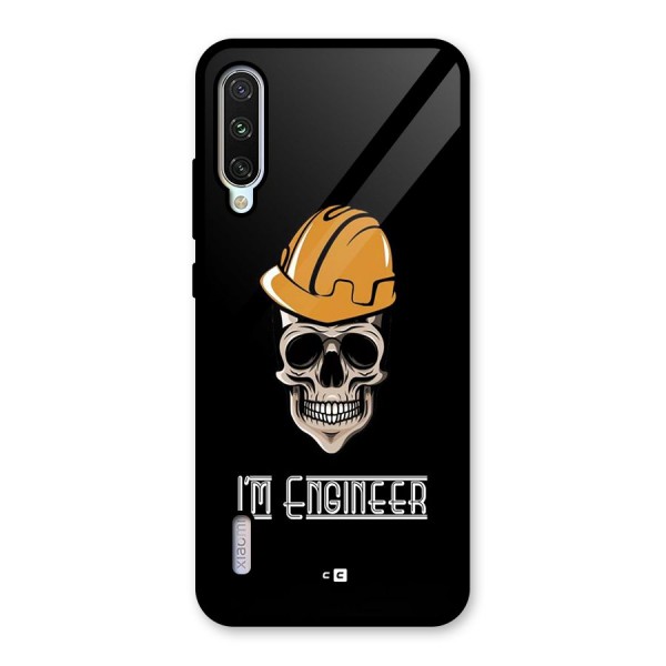 I Am Engineer Glass Back Case for Mi A3