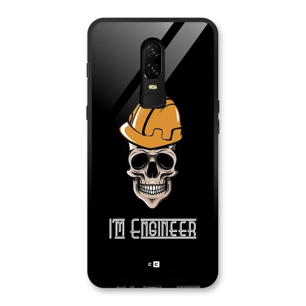I Am Engineer Glass Back Case for OnePlus 6