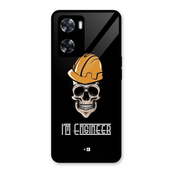 I Am Engineer Glass Back Case for Oppo A57 2022