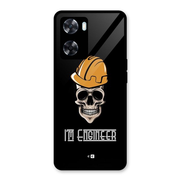 I Am Engineer Glass Back Case for Oppo A77s