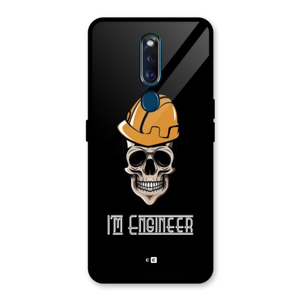 I Am Engineer Glass Back Case for Oppo F11 Pro