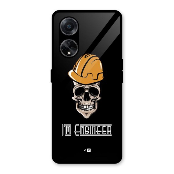 I Am Engineer Glass Back Case for Oppo F23