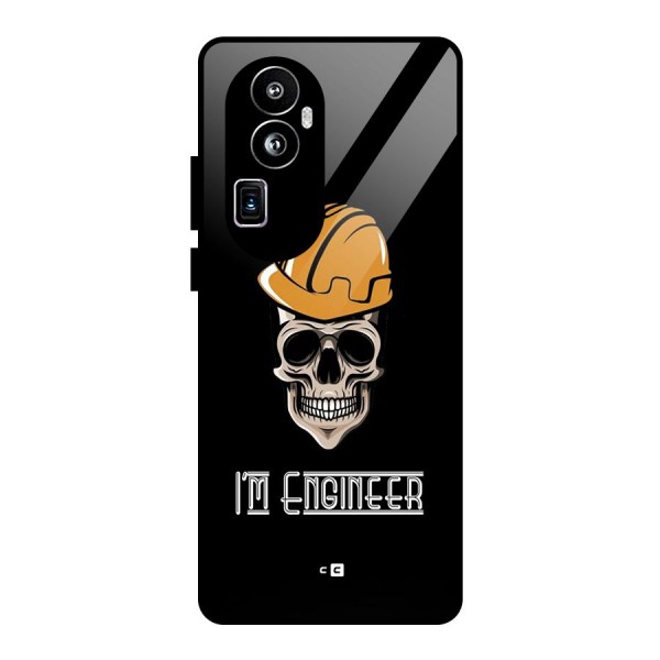 I Am Engineer Glass Back Case for Oppo Reno10 Pro Plus
