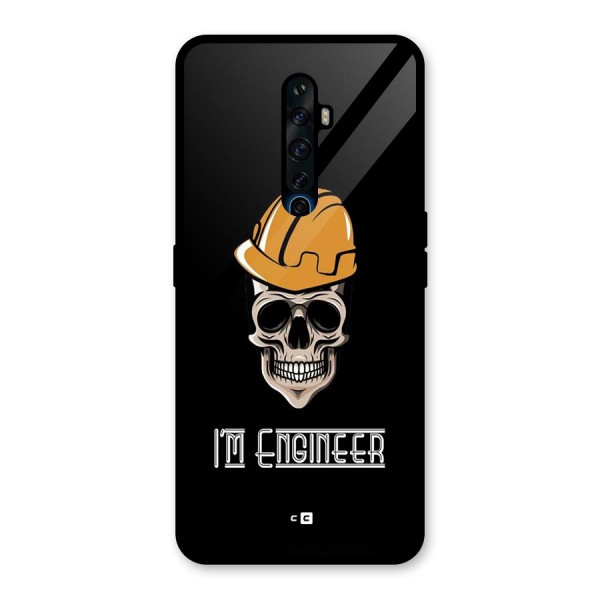 I Am Engineer Glass Back Case for Oppo Reno2 F