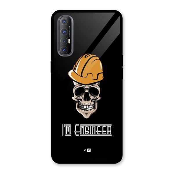 I Am Engineer Glass Back Case for Oppo Reno3 Pro