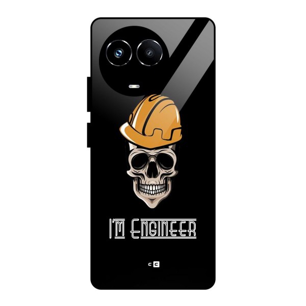 I Am Engineer Glass Back Case for Realme 11X