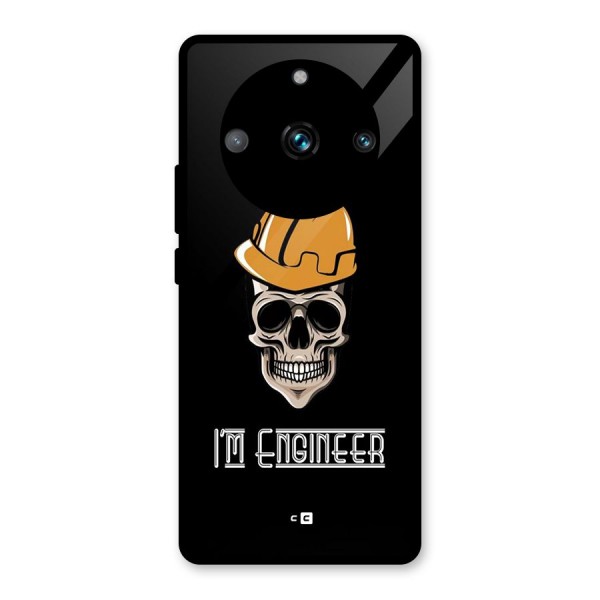 I Am Engineer Glass Back Case for Realme 11 Pro