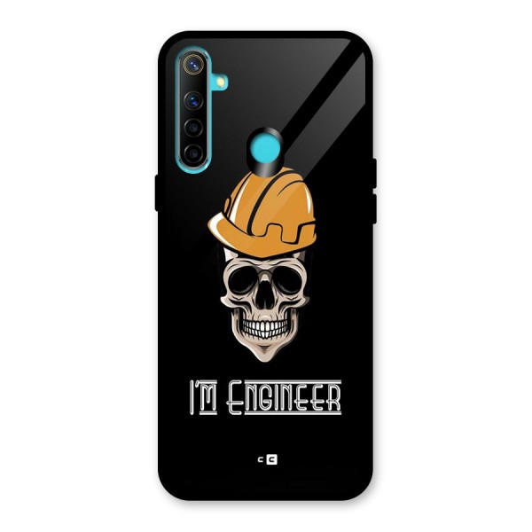 I Am Engineer Glass Back Case for Realme 5