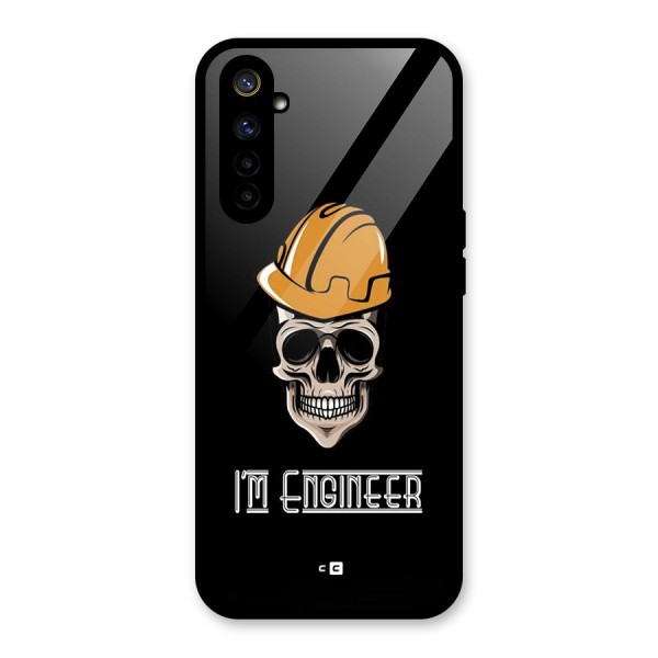 I Am Engineer Glass Back Case for Realme 6i