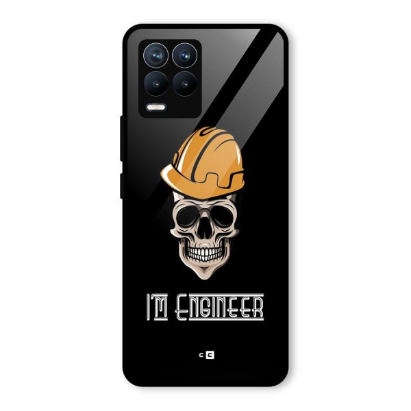 I Am Engineer Glass Back Case for Realme 8