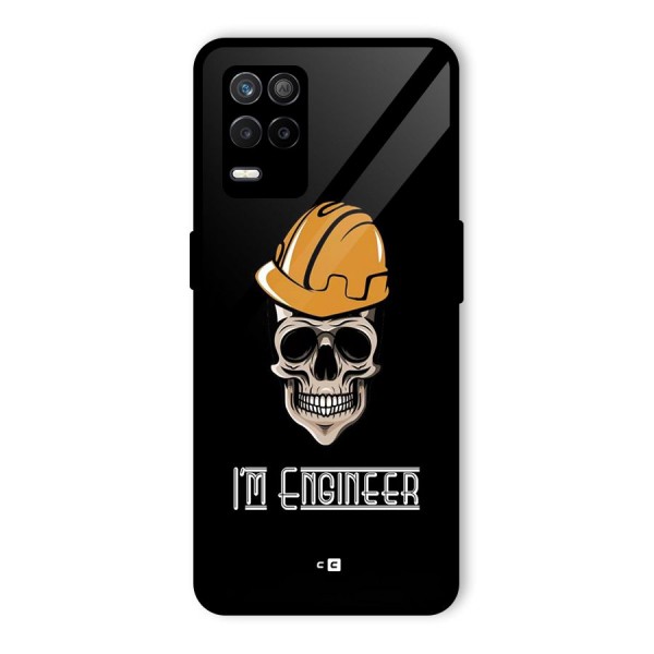 I Am Engineer Glass Back Case for Realme 8s 5G