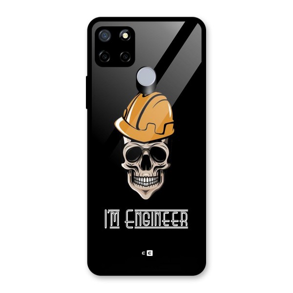 I Am Engineer Glass Back Case for Realme C15