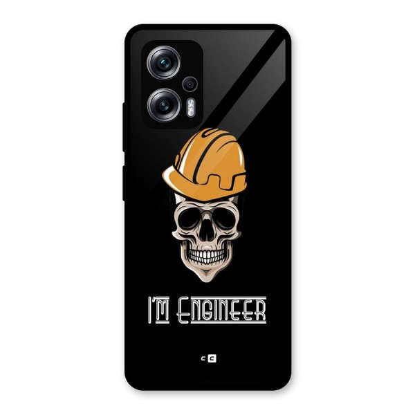 I Am Engineer Glass Back Case for Redmi K50i