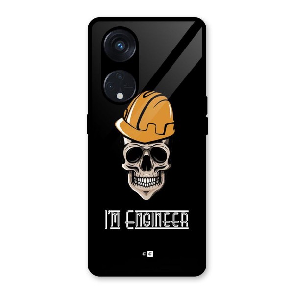 I Am Engineer Glass Back Case for Reno8 T 5G