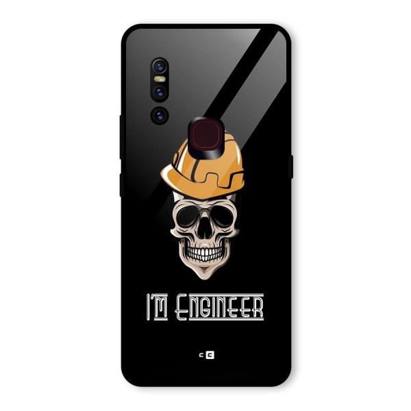 I Am Engineer Glass Back Case for Vivo V15