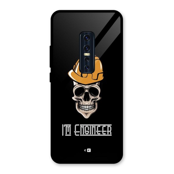 I Am Engineer Glass Back Case for Vivo V17 Pro