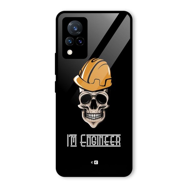 I Am Engineer Glass Back Case for Vivo V21 5G