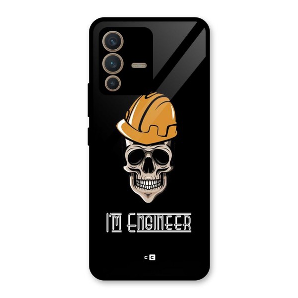 I Am Engineer Glass Back Case for Vivo V23 5G