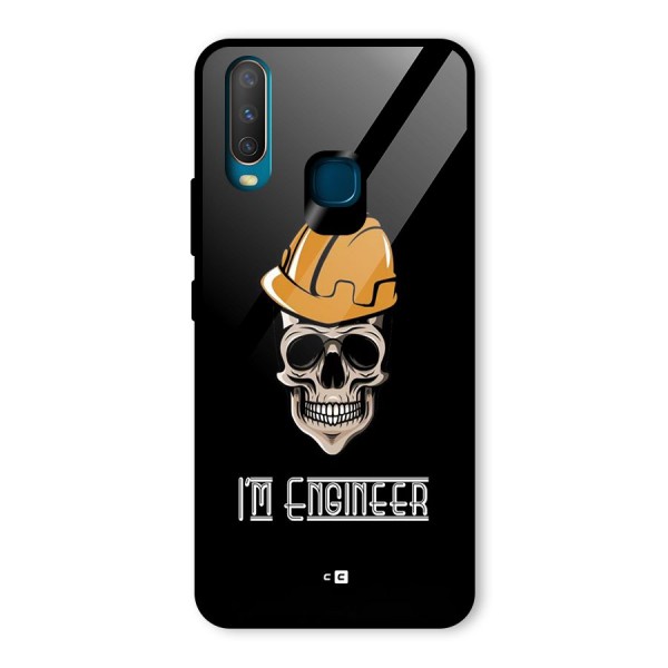 I Am Engineer Glass Back Case for Vivo Y15