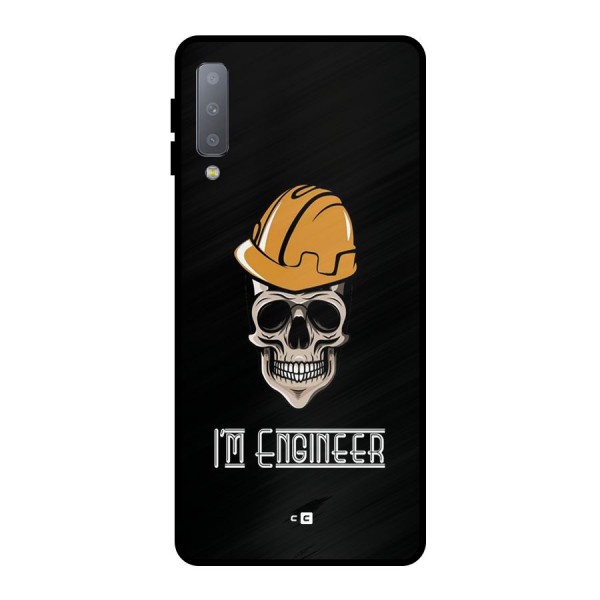 I Am Engineer Metal Back Case for Galaxy A7 (2018)