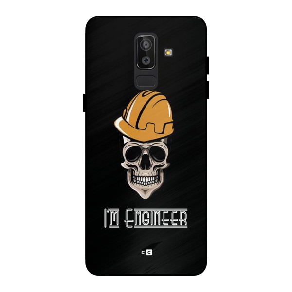 I Am Engineer Metal Back Case for Galaxy J8