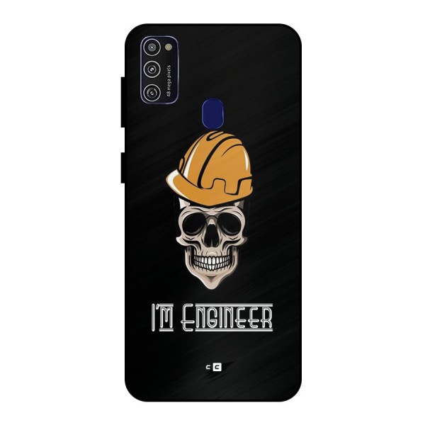 I Am Engineer Metal Back Case for Galaxy M21