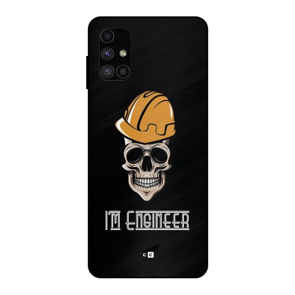 I Am Engineer Metal Back Case for Galaxy M51