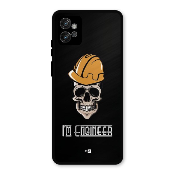 I Am Engineer Metal Back Case for Moto G32