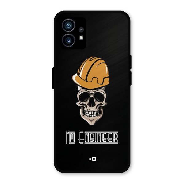 I Am Engineer Metal Back Case for Nothing Phone 1