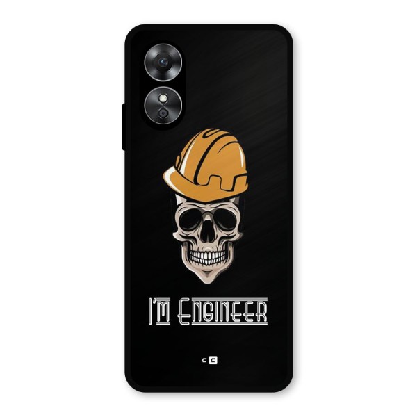 I Am Engineer Metal Back Case for Oppo A17