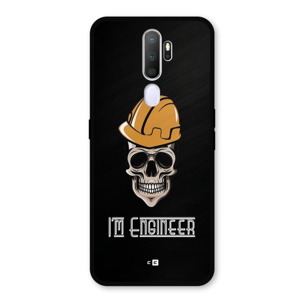 I Am Engineer Metal Back Case for Oppo A9 (2020)