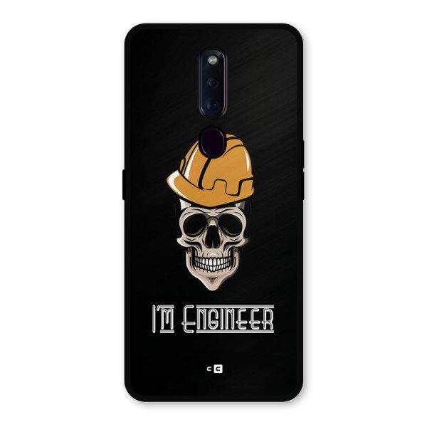 I Am Engineer Metal Back Case for Oppo F11 Pro