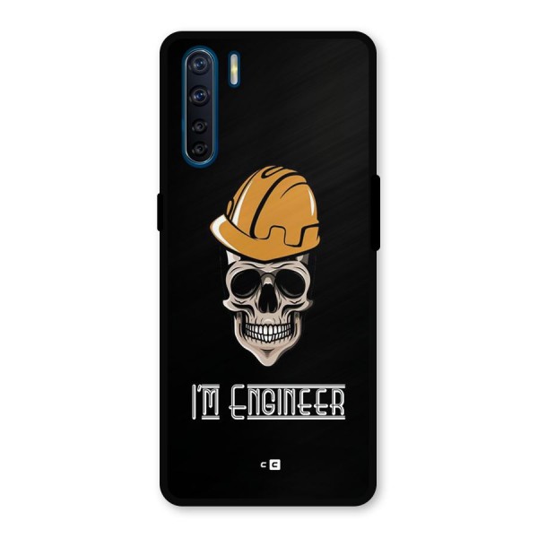 I Am Engineer Metal Back Case for Oppo F15